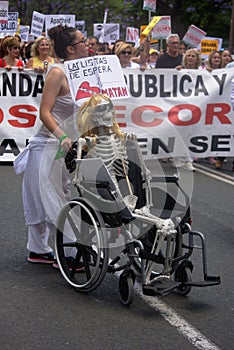 Demonstration in behalf of the Public Health Service 56