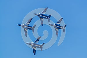 Demonstration Flights of Blue Impulse