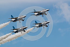 Demonstration Flights of Blue Impulse