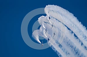 Demonstration Flights of Blue Impulse