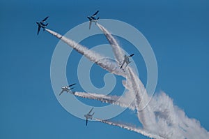 Demonstration Flights of Blue Impulse