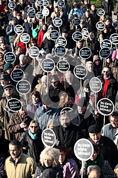 Demonstration on Journalist assasination