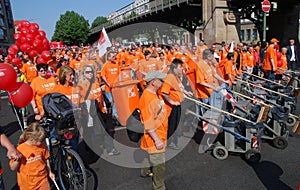 Demonstration on May Day in Berlin