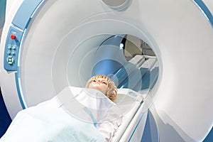 Demonstration tomograph on the doll