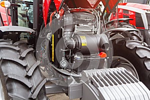 Demonstration of the new tractor engine