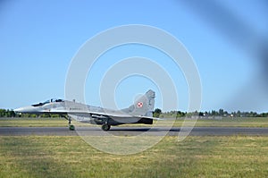 Demonstration perfomance MIG29 on Poznan Air Show photo