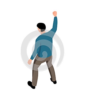 Demonstrator 3d Icon