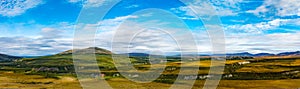 Dempster Highway at Rock River Panorama YT Canada