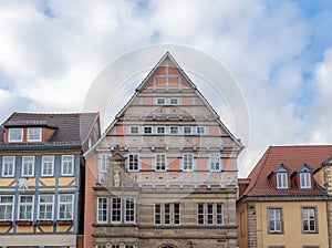 Dempterhaus - house in Weser Renaissance style - Hamelin, Lower Saxony, Germany