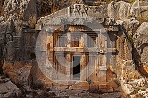 Demre. Tombs of the Ancient Mira photo