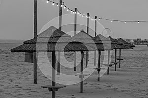 Den Haag and the beach of Scheveningen in the netherlands