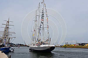Den Helder, Netherlands. July 2, 2023. The nautical event Sail 2023 in the port of Den Helder.