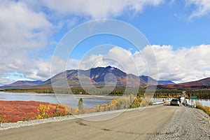 Denali Hwy and Susitna River, Alaska