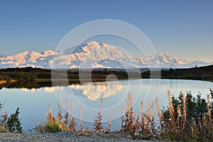 Denali Mountain and Reflection Pond