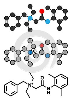 Denatonium bittering agent molecule photo