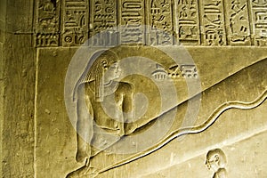 Dendera Lights detail, Egypt photo