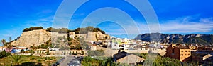 Denia castle and village panoramic view Alicante photo