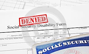 Denied Social Security disability application