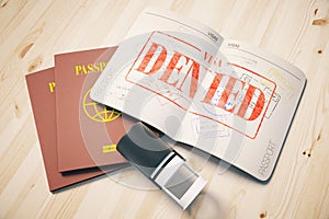 Denied visa