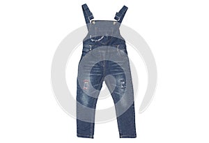 Denim bib for kids