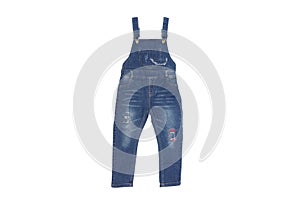 Denim bib for kids