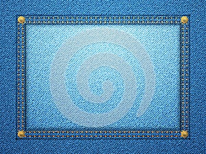 Denim frame