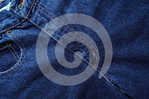 Denim. Jeans background. Denim jeans texture or denim jeans background.Blue denim pattern.