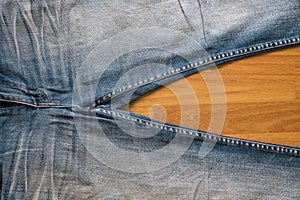 Denim jeans fabric texture, abstract background