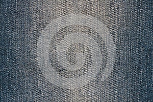 Denim jeans pattern, close up textured jean background