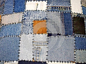 Denim rags background