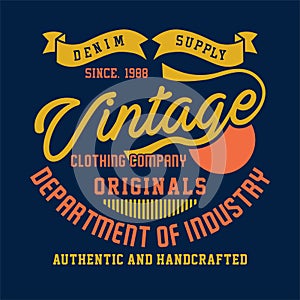 Denim supply vintage clothing company