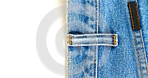 Denim texture bacground close up