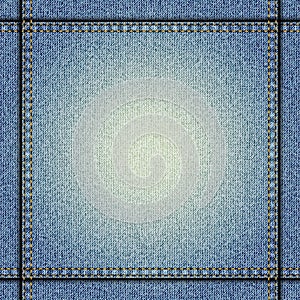 Denim texture background. Vector jeans blue pattern.