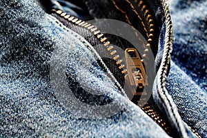 Denim Zipper on Old Jeans