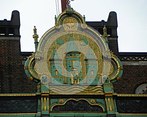 Denmark, Copenhagen, City Hall Square, Copenhagen City Hall, the great emblem of the city