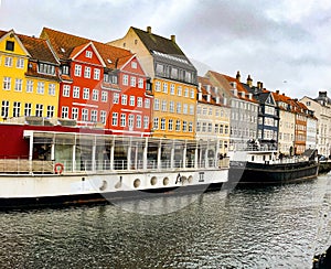 Denmark Copenhagen District Hixabn nyhavn photo