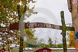 Denmark, Copenhagen: Freetown Christiania, also known as Christiania , is an intentional community and commune of about 850 to 1, photo