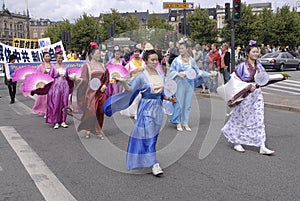 DENMARK FALUN GONG PROTEST AGAINST CHINA