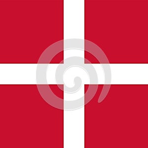 Denmark flag. Correct RGB colours photo