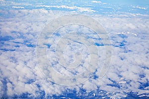 Dense clouds over the Mountains