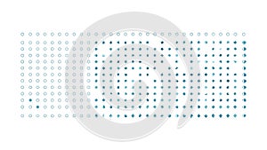 Dense Dotted Grid Abstract Pattern, vector design Generative AI