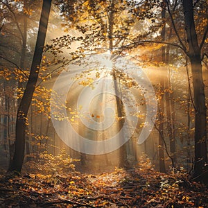 Dense Forest Filled With Lush Trees