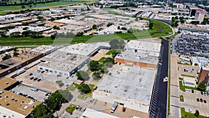 Dense industrial and commercial property warehouse, showroom, outlet in Stemmons Corridor, Lower Stemmons zone, Downtown