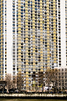 Dense residential area in NYC