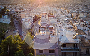 Dense urban development.