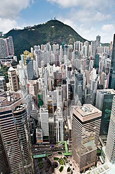 Densely populated hong kong 2 photo