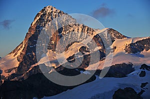 Dent Blanche at sunset