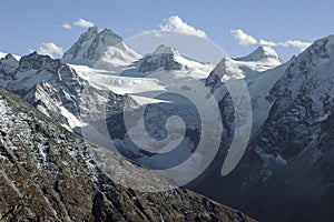 Dent d'Herens from the Col Breona photo