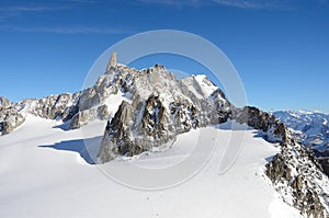 Dent du Geant, Mont Blanc massif, Italy