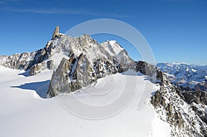 Dent du Geant, Mont Blanc massif, Italy